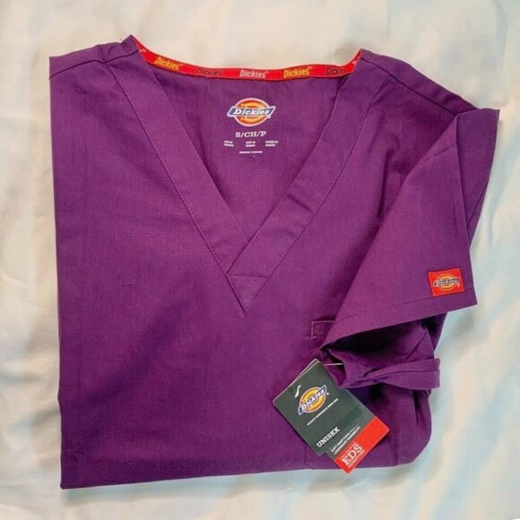 Dickies EDS Signature Unisex Scrub Set- Purple - Picture 3 of 3